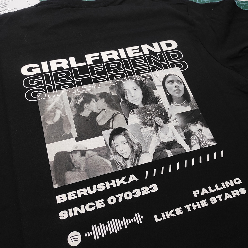 camiseta personalizada girlfriend