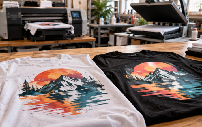 Camisetas personalizadas con impresión DTG y DTF