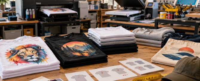 Camisetas personalizadas y diferentes opciones de impresión en taller